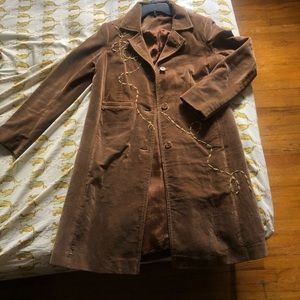 MATTA NY SM BROWN VINTAGE TRENCH
